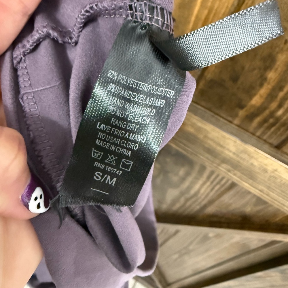 Purple Ruched Shorts - Picture 7 of 7